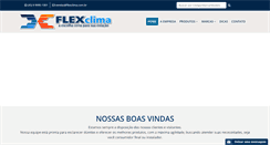 Desktop Screenshot of flexclima.com.br