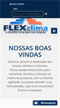 Mobile Screenshot of flexclima.com.br